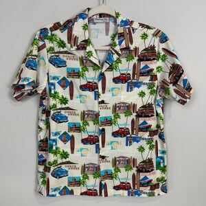 Bishop Street Hawaiian Oahu Shirt M